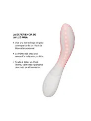 LELO MONA SPECTRA MASAJEADOR INTIMO CON LUZ ROJA RECARGABLE APP CONTROL