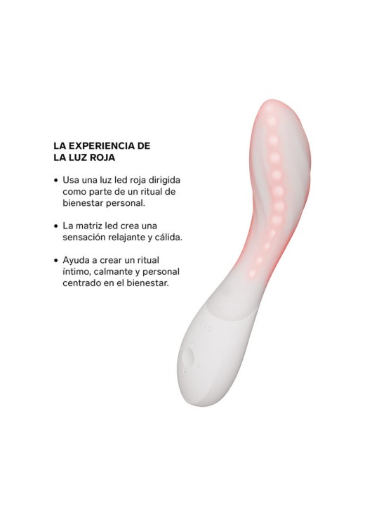 LELO MONA SPECTRA MASAJEADOR INTIMO CON LUZ ROJA RECARGABLE APP CONTROL