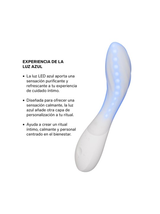 LELO MONA SPECTRA MASAJEADOR INTIMO CON LUZ ROJA RECARGABLE APP CONTROL