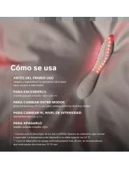 LELO MONA SPECTRA MASAJEADOR INTIMO CON LUZ ROJA RECARGABLE APP CONTROL