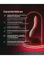LELO MONA SPECTRA MASAJEADOR INTIMO CON LUZ ROJA RECARGABLE APP CONTROL