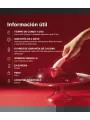 LELO MONA SPECTRA MASAJEADOR INTIMO CON LUZ ROJA RECARGABLE APP CONTROL
