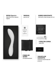 LELO MONA SPECTRA MASAJEADOR INTIMO CON LUZ ROJA RECARGABLE APP CONTROL