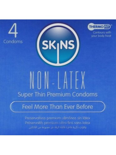 SKINS PRESERVATIVOS SIN LATEX PACK 4