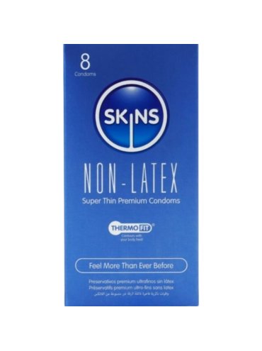 SKINS PRESERVATIVOS SIN LATEX PACK 8