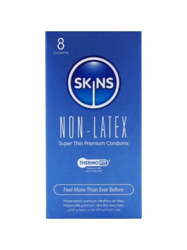 SKINS PRESERVATIVOS SIN LATEX PACK 8