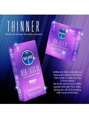 SKINS PRESERVATIVOS SIN LATEX XL PACK 4