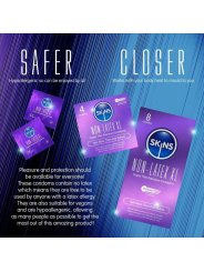 SKINS PRESERVATIVOS SIN LATEX XL PACK 8