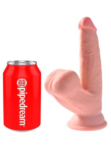 KING COCK PLUS 3D DILDO SWINGING BALLS 127 CM