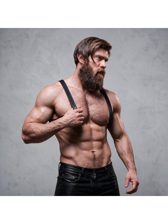 FETISH SUBMISSIVE ATTITUDE ARNES ECOPIEL ESPALDA HOMBRE