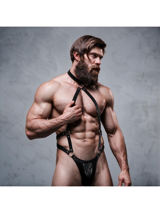 FETISH SUBMISSIVE ATTITUDE ARNES ECOPIEL JOCK STRAP HOMBRE