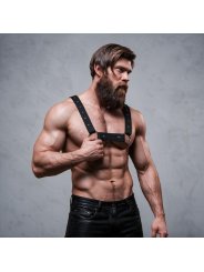 FETISH SUBMISSIVE ATTITUDE ARNES DEPORTIVO AJUSTABLE NEOPRENO PECHO HOMBRE