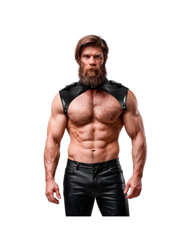 FETISH SUBMISSIVE ATTITUDE ARNES BRIGADE AJUSTABLE ECOPIEL CUELLO HOMBRE