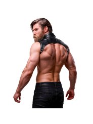 FETISH SUBMISSIVE ATTITUDE ARNES BRIGADE AJUSTABLE ECOPIEL CUELLO HOMBRE