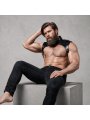 FETISH SUBMISSIVE ATTITUDE ARNES BRIGADE AJUSTABLE ECOPIEL CUELLO HOMBRE