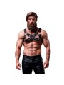 FETISH SUBMISSIVE ATTITUDE ARNES BULLDOG AJUSTABLE NEOPRENO PECHO CRUZADO CON CREMALLERAS HOMBRE
