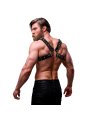 FETISH SUBMISSIVE ATTITUDE ARNES ECOPIEL PECHO CRUZADO CON TACHUELAS HOMBRE