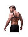FETISH SUBMISSIVE ATTITUDE ARNES BULLDOG AJUSTABLE ECOPIEL PECHO CRUZADO HOMBRE