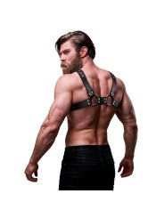 FETISH SUBMISSIVE ATTITUDE ARNES BULLDOG AJUSTABLE ECOPIEL PECHO HOMBRE