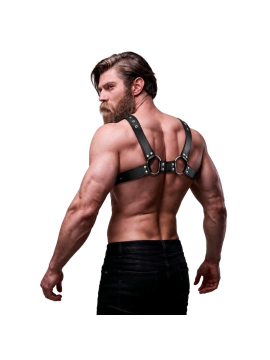 FETISH SUBMISSIVE ATTITUDE ARNES BULLDOG AJUSTABLE ECOPIEL PECHO HOMBRE