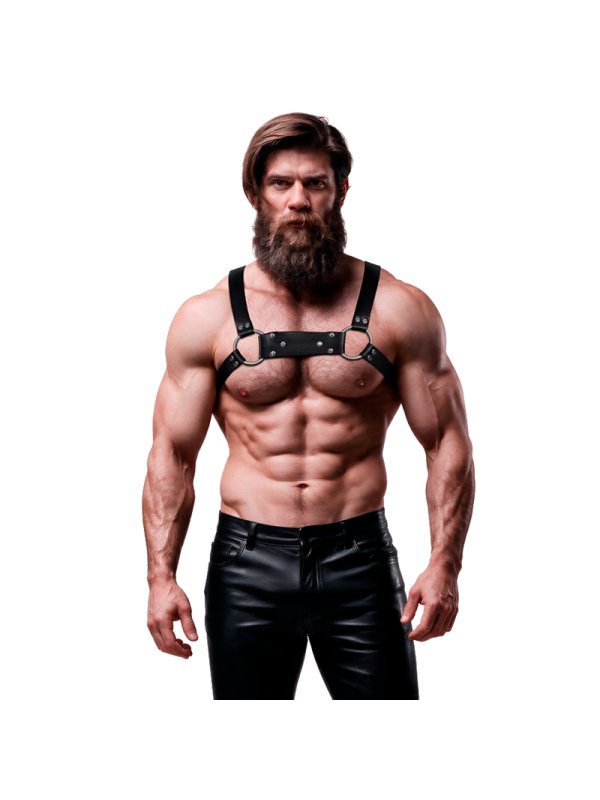 FETISH SUBMISSIVE ATTITUDE ARNES BULLDOG ECOPIEL PECHO HOMBRE TALLA M L
