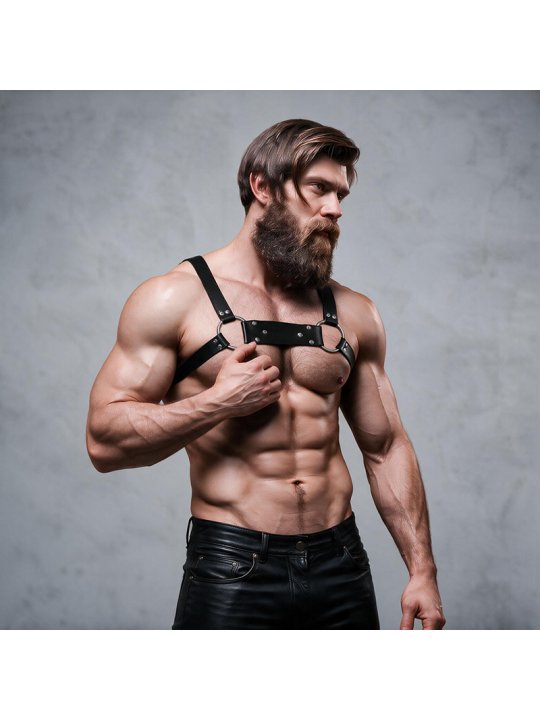 FETISH SUBMISSIVE ATTITUDE ARNES BULLDOG ECOPIEL PECHO HOMBRE TALLA M L