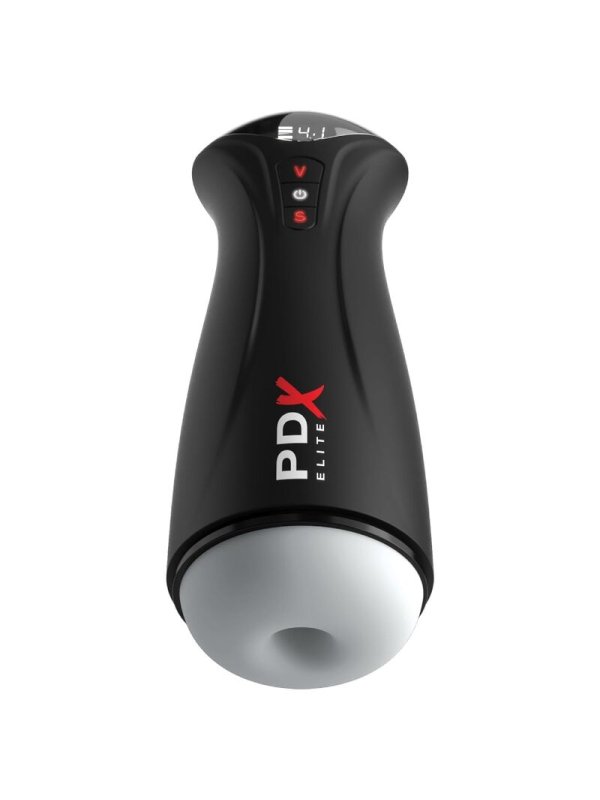 PDX ELITE MASTURBADOR MASCULINO FAP GASM CLEAR CON SUCCION INTERMITENTE
