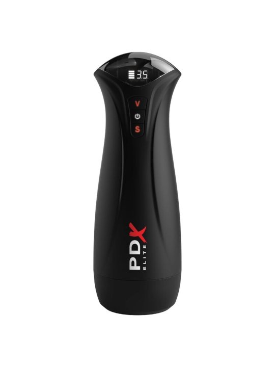 PDX ELITE MASTURBADOR MASCULINO FAP GASM CLEAR CON SUCCION INTERMITENTE