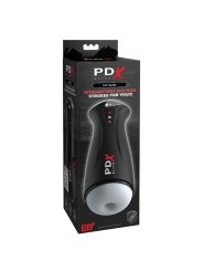 PDX ELITE MASTURBADOR MASCULINO FAP GASM CLEAR CON SUCCION INTERMITENTE