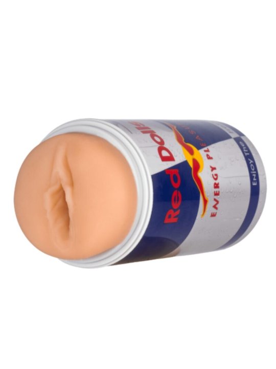 ALIVE RED DOLL MASTURBADOR MASCULINO VAGINA LATA BEBIDA ENERGETICA