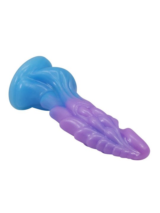 POWER MONSTERS ATLANTEANS DILDO REALISTICO CON VENTOSA 19 CM O 5 CM AZUL Y MORADO