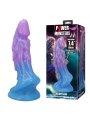 POWER MONSTERS ATLANTEANS DILDO REALISTICO CON VENTOSA 19 CM O 5 CM AZUL Y MORADO