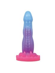 POWER MONSTERS VOID PYTHON DILDO FANTASIA CON VENTOSA 205 CM O 52 CM AZUL LILA Y ROSA