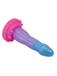 POWER MONSTERS VOID PYTHON DILDO FANTASIA CON VENTOSA 205 CM O 52 CM AZUL LILA Y ROSA