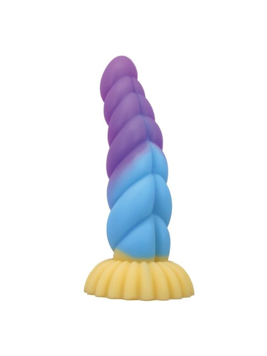 POWER MONSTERS UNICORN DILDO TRICOLOR 22 CM O 5 CM