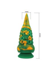 POWER MONSTERS ABYSSAL COLOSSUS DILDO BICOLOR 225 CM O 6 CM