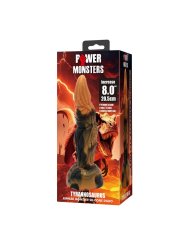 POWER MONSTERS TYRANNOSAURUS DILDO BICOLOR 205 CM O 5 CM