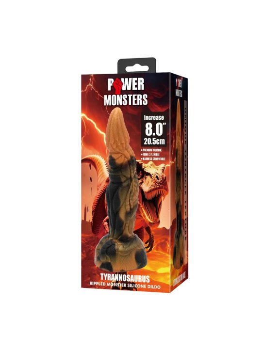POWER MONSTERS TYRANNOSAURUS DILDO BICOLOR 205 CM O 5 CM