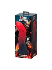 POWER MONSTERS INFERNAL GOLIATH DILDO BICOLOR 25 CM O 6 CM