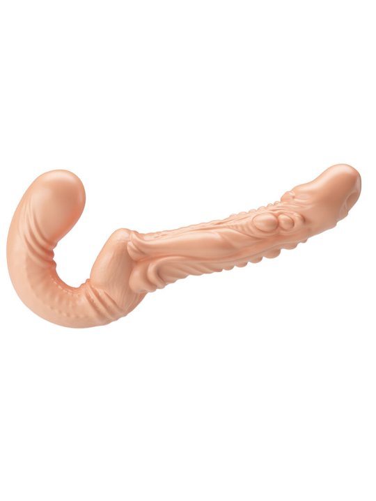 BAILE EMMA STRAP ON DOBLE PENETRACION TEXTURIZADO NATURAL