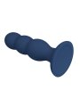 MR PLAY PLUG ANAL CON 3 BOLAS METALICAS Y VENTOSA AZUL