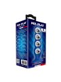 MR PLAY PLUG ANAL CON 4 BOLAS METALICAS Y VENTOSA AZUL