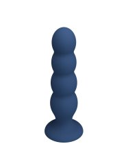 MR PLAY PLUG ANAL CON 4 BOLAS METALICAS Y VENTOSA AZUL
