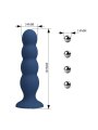 MR PLAY PLUG ANAL CON 4 BOLAS METALICAS Y VENTOSA AZUL