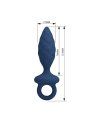 MR PLAY PLUG ANAL TEXTURIZADO CON ANILLA AZUL S