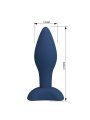 MR PLAY PLUG ANAL CONICO SILICONA AZUL M