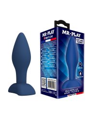 MR PLAY PLUG ANAL CONICO SILICONA AZUL S