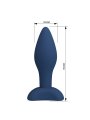 MR PLAY PLUG ANAL CONICO SILICONA AZUL S