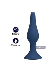 MR PLAY PLUG ANAL CONICO SILICONA AZUL XL
