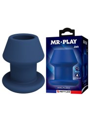 MR PLAY JACK PLUG ANAL HUECO SILICONA AZUL TALLA M